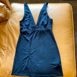 Micro mini black dress